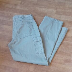Wrangler Men's Cargo Pants in Tan Size 36x34